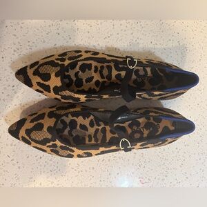 Rothy’s the point Mary Jane 2. New. Leopard